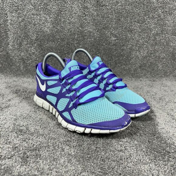 Nike Free 3.0 V3 454079-415 Women’s Size 8 Blue Purple Running Shoes Used - Picture 2 of 13